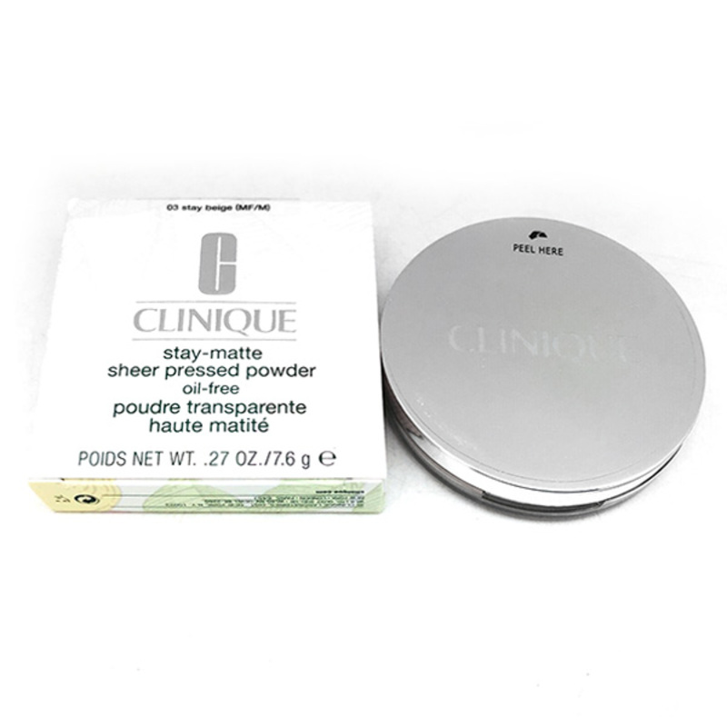 Clinique Stay-Matte Sheer Pressed Powder - #01 Stay Buff   7.6 gr