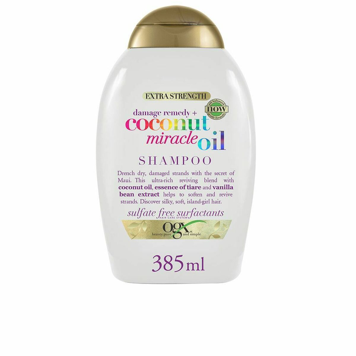 OGX COCONUT MIRACLE OIL hair shampoo 385 ml