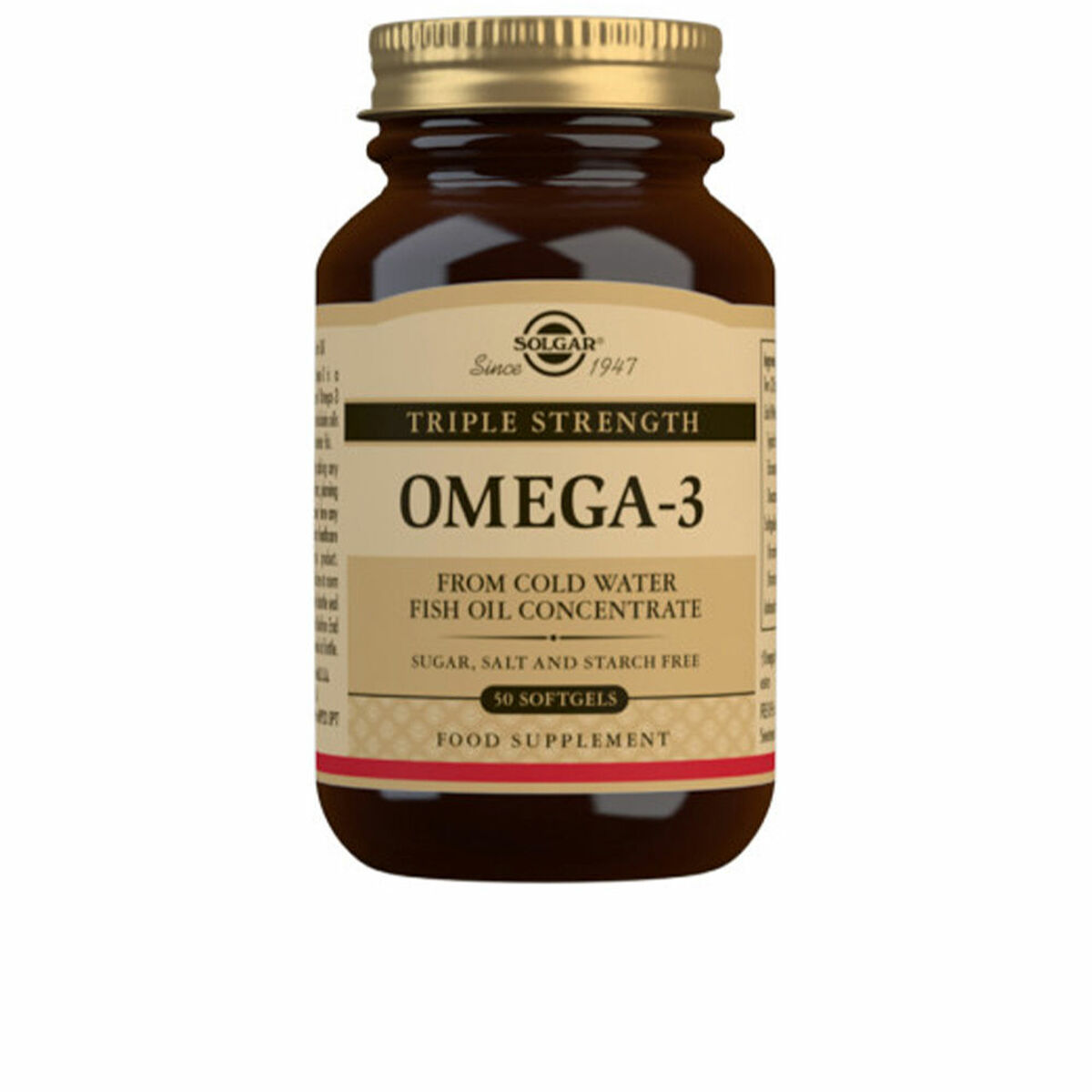 SOLGAR Omega 3 Triple Concentracion 50 Caps Blandas