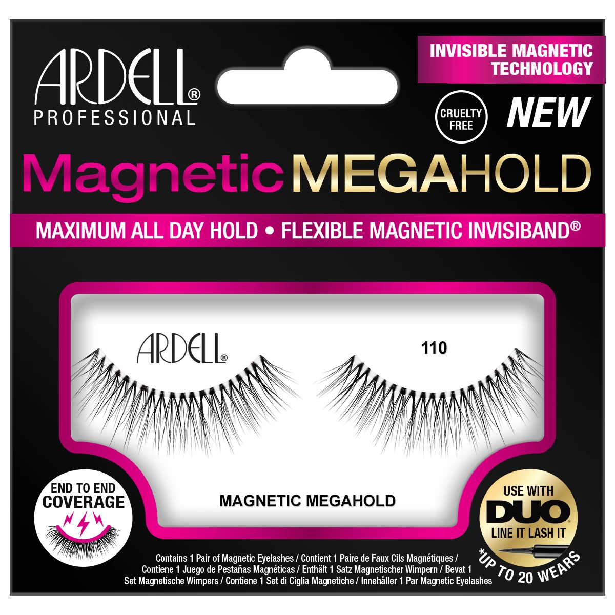 ARDELL MAGNETIC MEGAHOLD lash #110 1 u