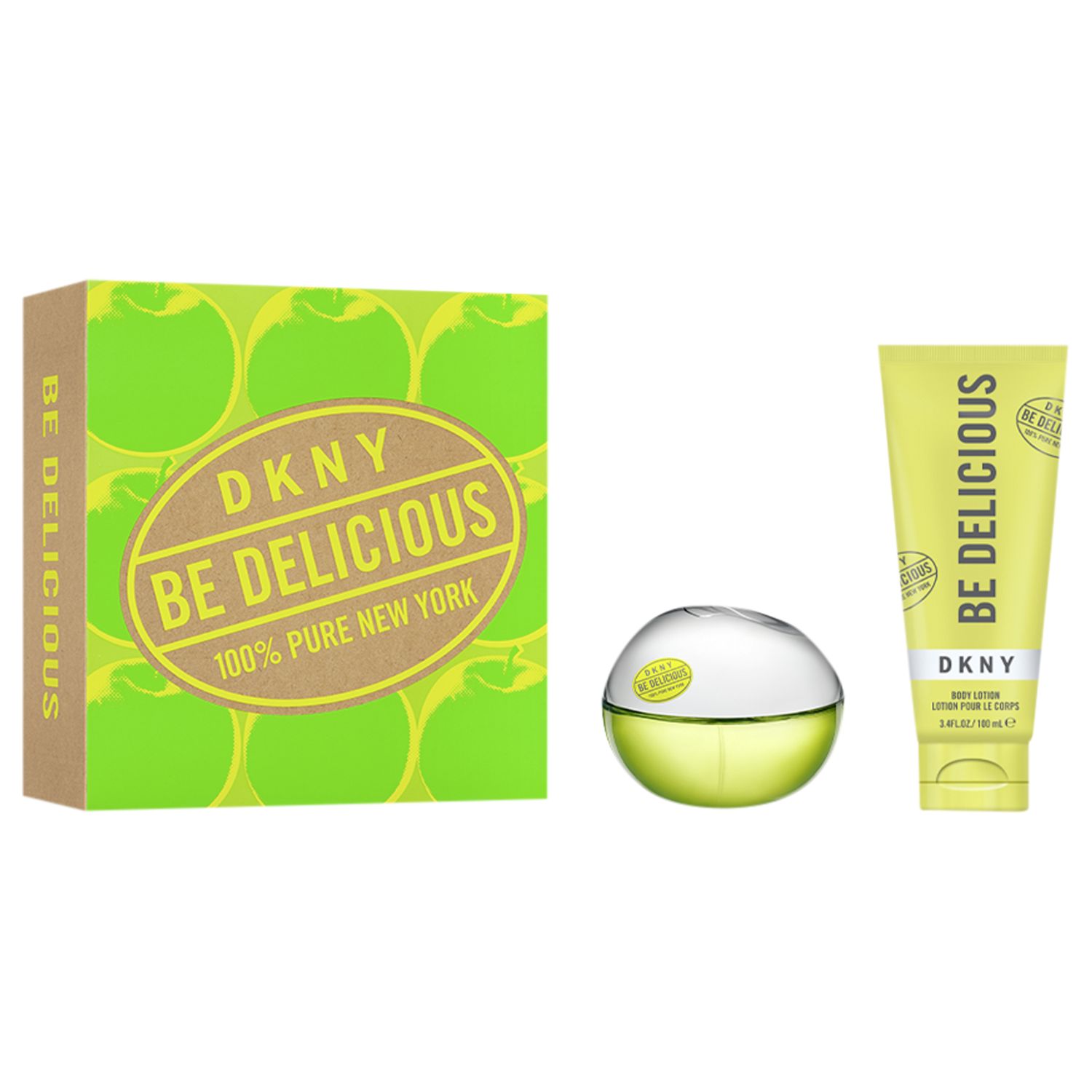 DKNY Be Delicious Women Giftset Edp Spray 30ml/Body Lotion 100ml   set x 130 ml