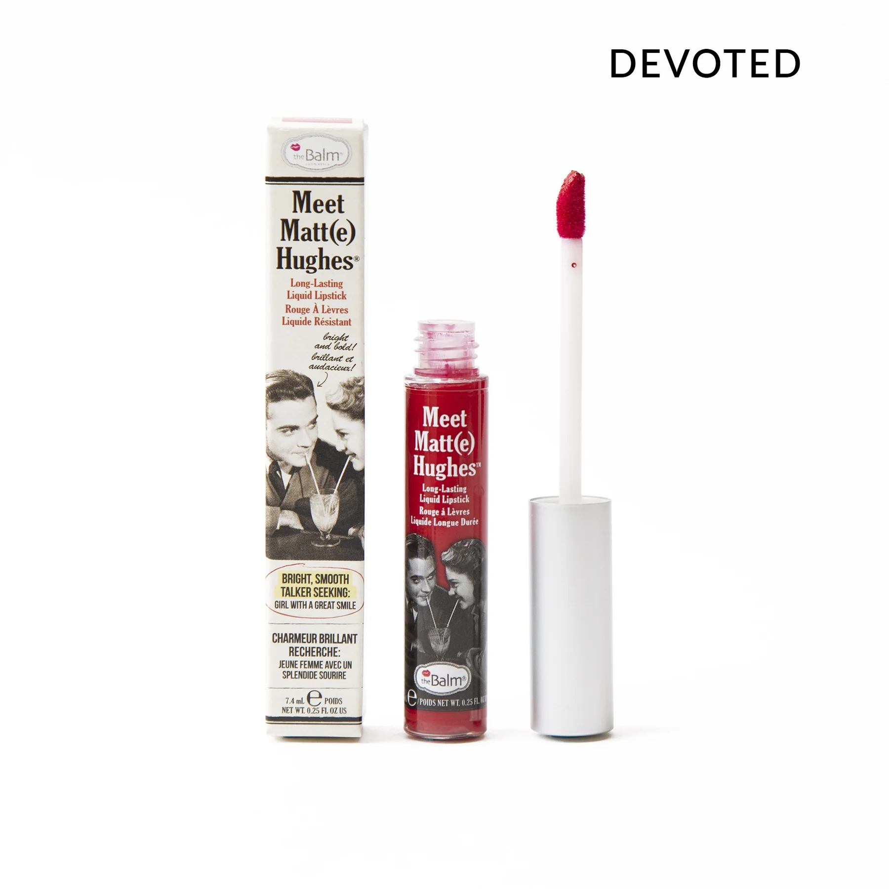 The Balm Meet Matte Hughes Ll Liquid Lipstick   7,4 ml - #28 Devoted