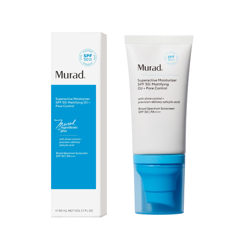Murad Superactive Moisturizer Oil + Pore Control SPF40   50 ml