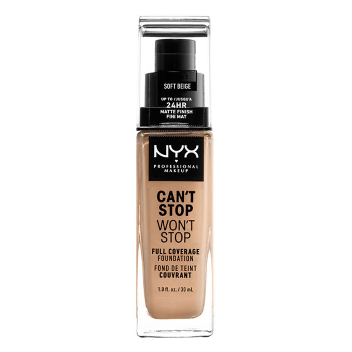 Nyx Professional Makeup Can't Stop Won't Stop Liquid Make Up 7.5 Soft Beige 30ml