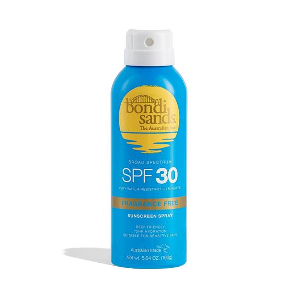 Bondi Sands Fragrance Free Mist Spray SPF30   160 g