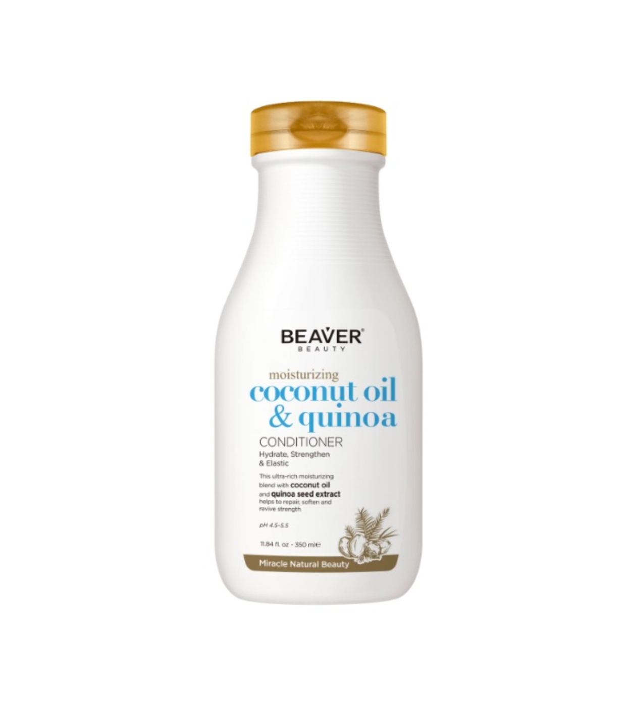 BEAVER  COCONUT OIL & QUINOA moisturizing conditioner 350 ml