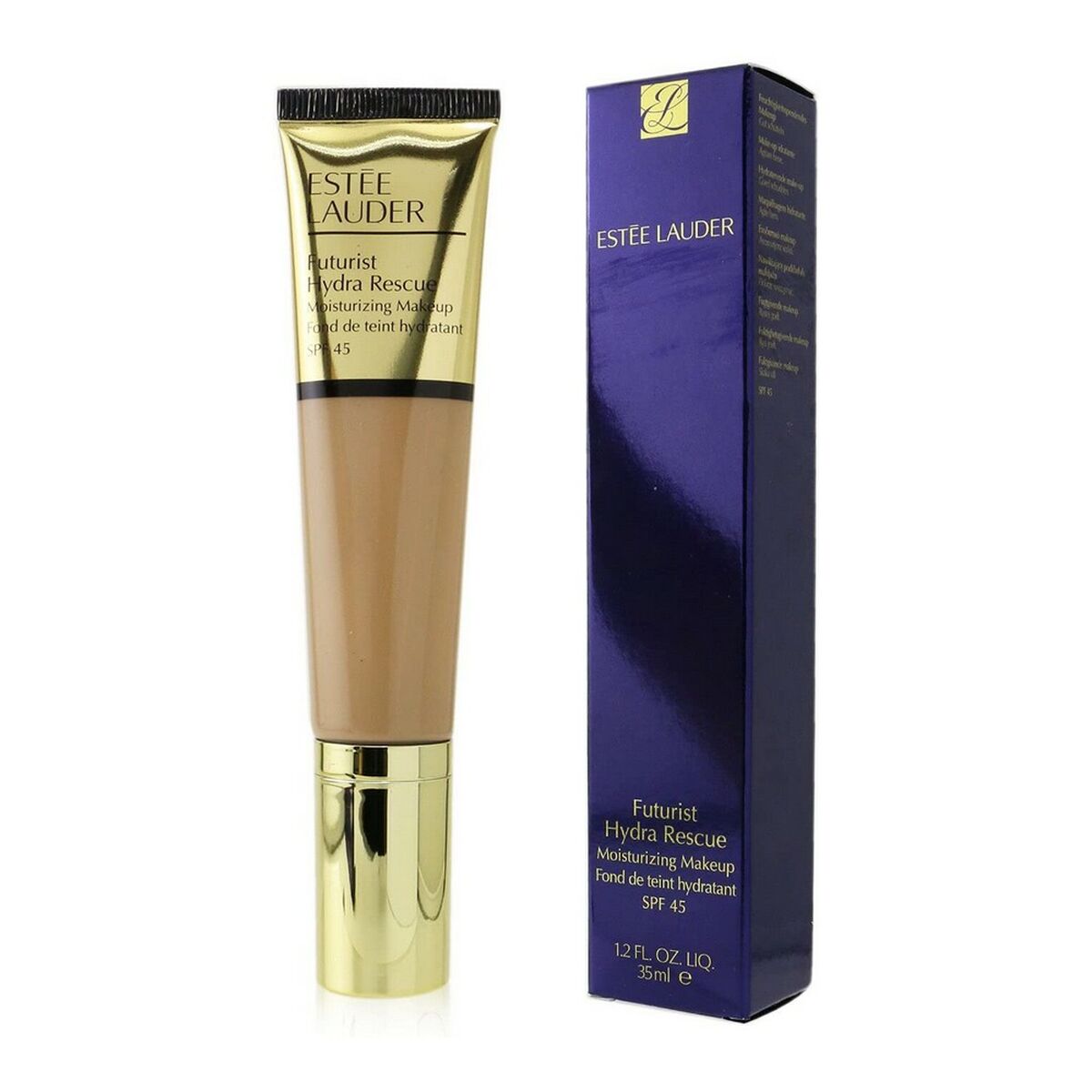 E.Lauder Futurist Hydra Rescue Moisturizing Makeup SPF45#4N1 Shell Beige  - 1 piece x 35 ml