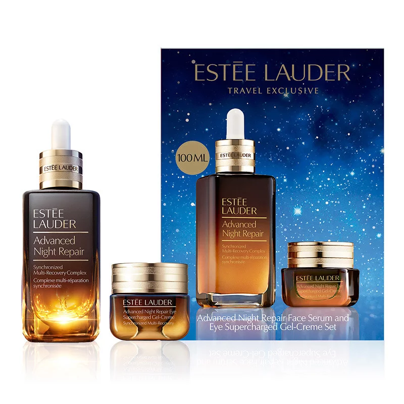E.Lauder Advanced Night Repair SetAdvanced Night Repair Synchronized Multi-Recovery Complex 50ml/Advanced Night Repair Eye Supercharged Gel-Crème 15ml   set x 65 ml
