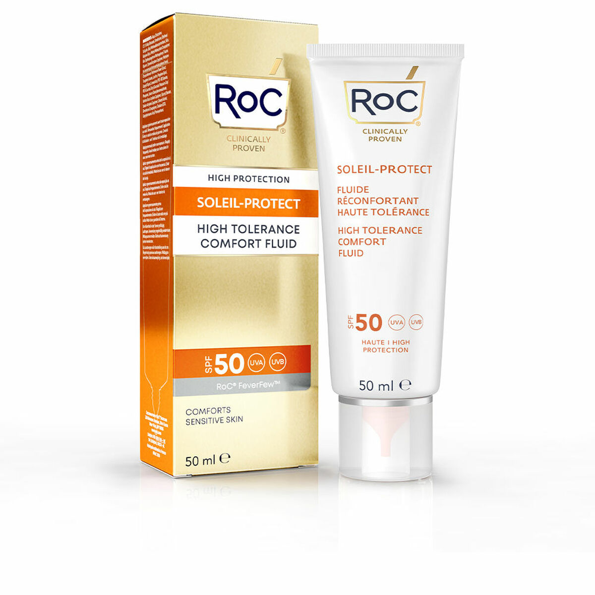 ROC Soleil-Protect High Tolerance Fluid SPF50+  50 ml