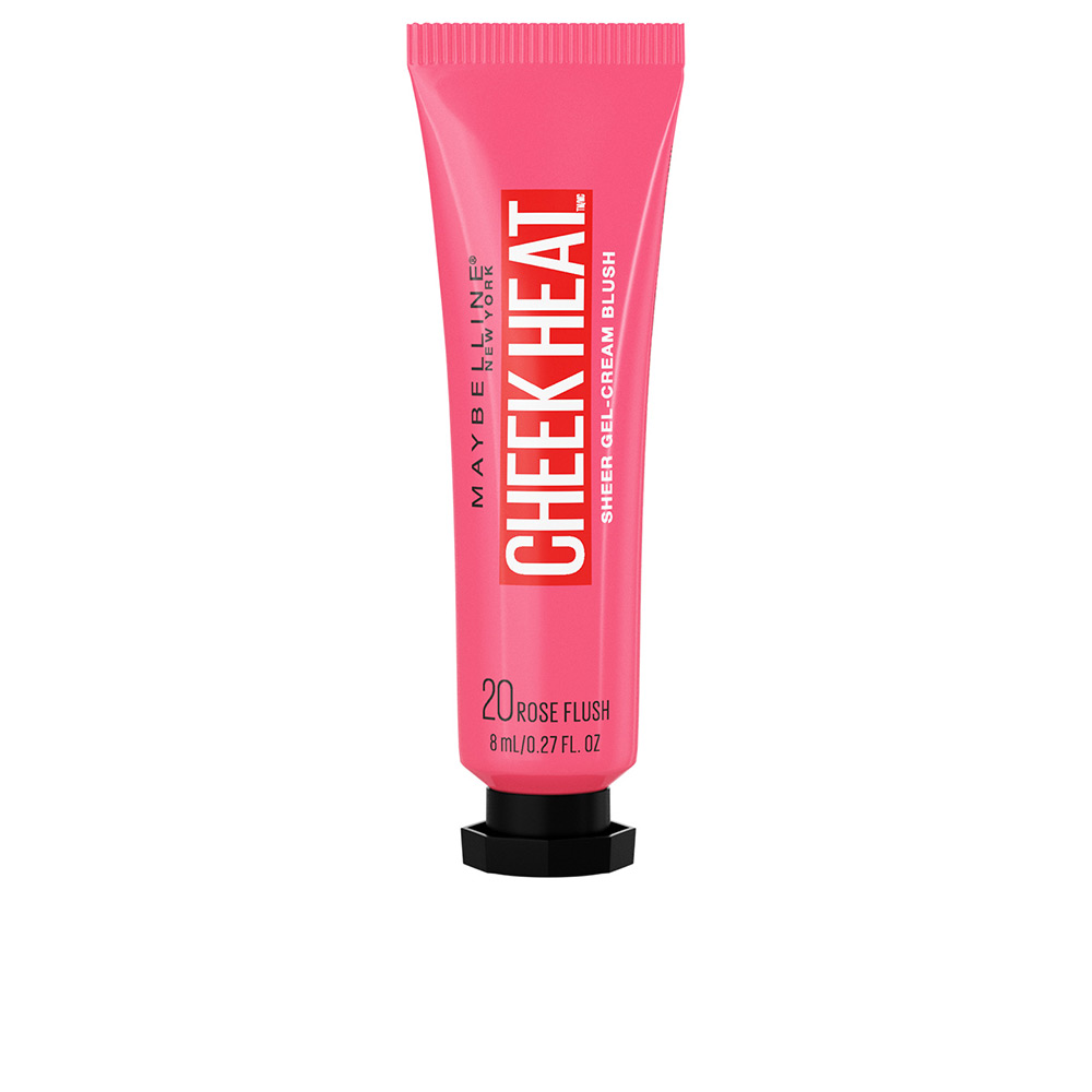 MAYBELLINE CHEEK HEAT sheer gel-cream blush #20-rose flash