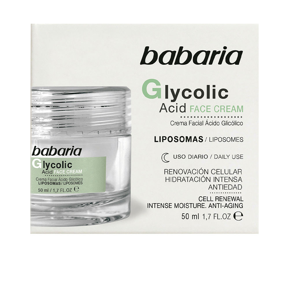 Babaria Glycolic Acid Κρέμα Προσώπου Νυκτός για Ενυδάτωση & Αντιγήρανση 50ml