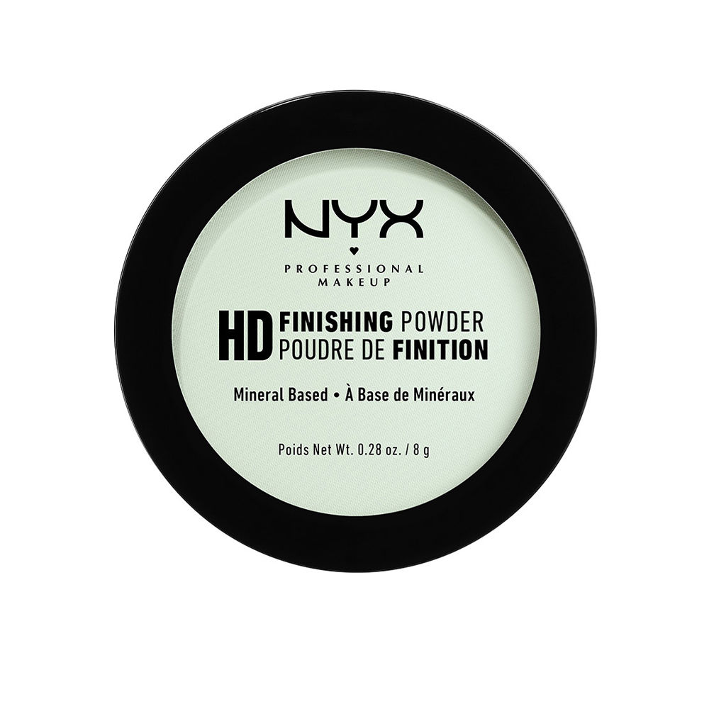 NYX PROFESSIONAL MAKE UP HD FINISHING POWDER mineral based #mint green 8 gr