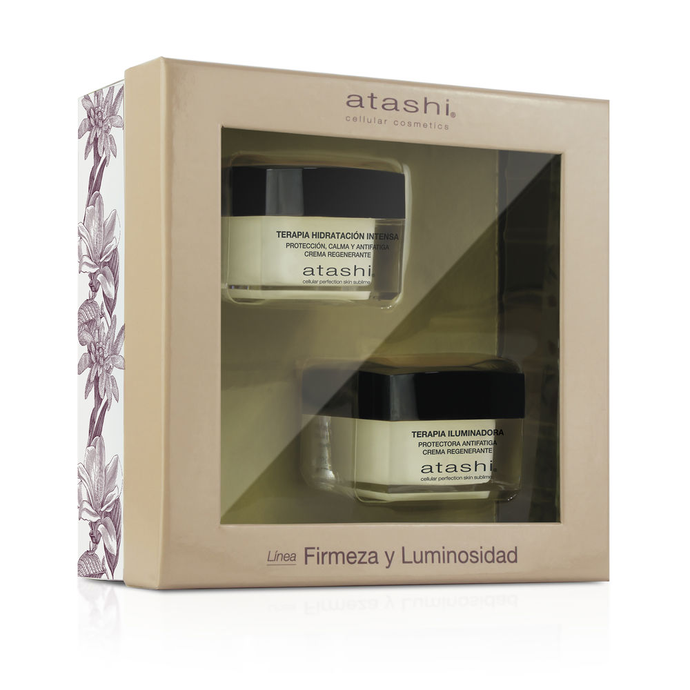 Atashi Firming & Luminosity Σετ Περιποίησης για Ενυδάτωση, Λάμψη & Σύσφιξη 2τμχ Κρέμα Λάμψης 50 ml Ενυδατική κρέμα προσώπου 50 ml