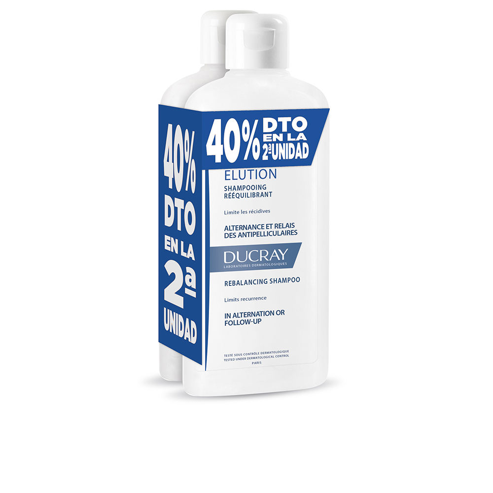 DUCRAY ELUCION rebalancing anti-dandruff shampoo promo 2 x 400 ml