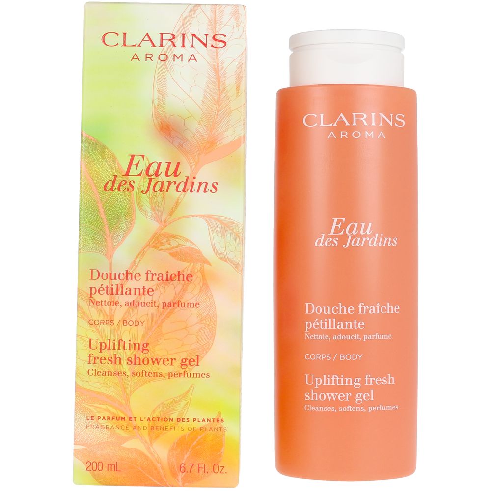 Clarins Eau Des Jardins Uplifting Fresh Shower Gel   200 ml