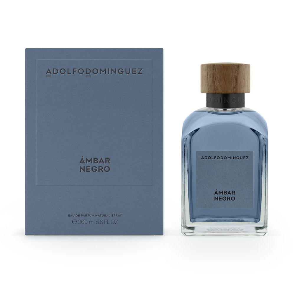 ADOLFO DOMINGUEZ BLACK AMBER edp vapo 200 ml
