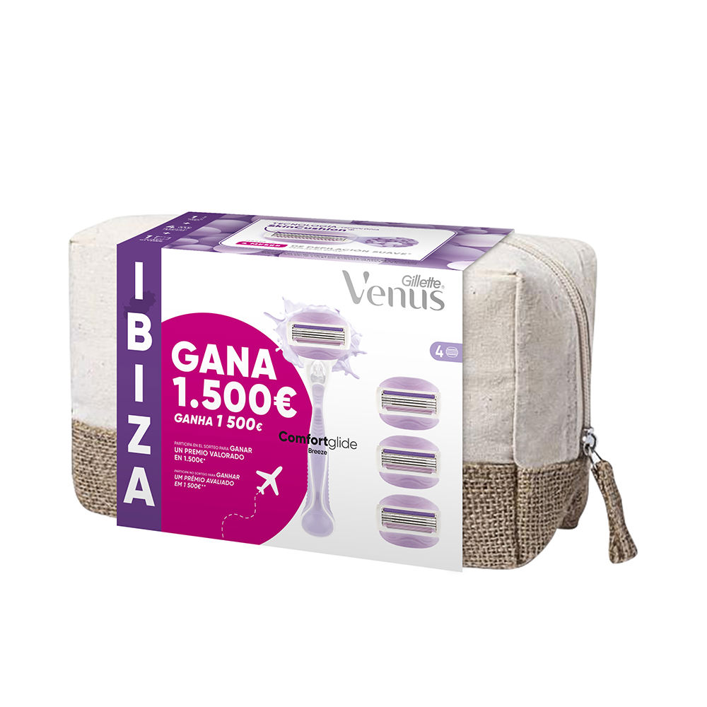 GILLETTE VENUS BREEZE NECESER IBIZA machine + 4 refills