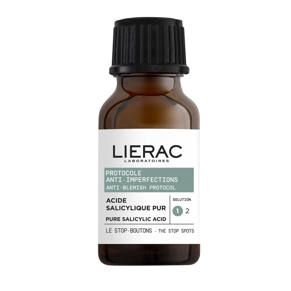 LIERAC ANTI IMPERFECTIONS PROTOCOL stop pimples pure salicylic acid 1 u