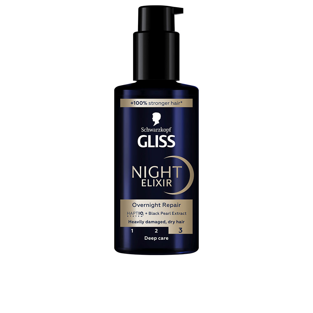 SCHWARZKOPF MASS MARKET GLISS NIGHT ELIXIR serum for damaged hair 100 ml