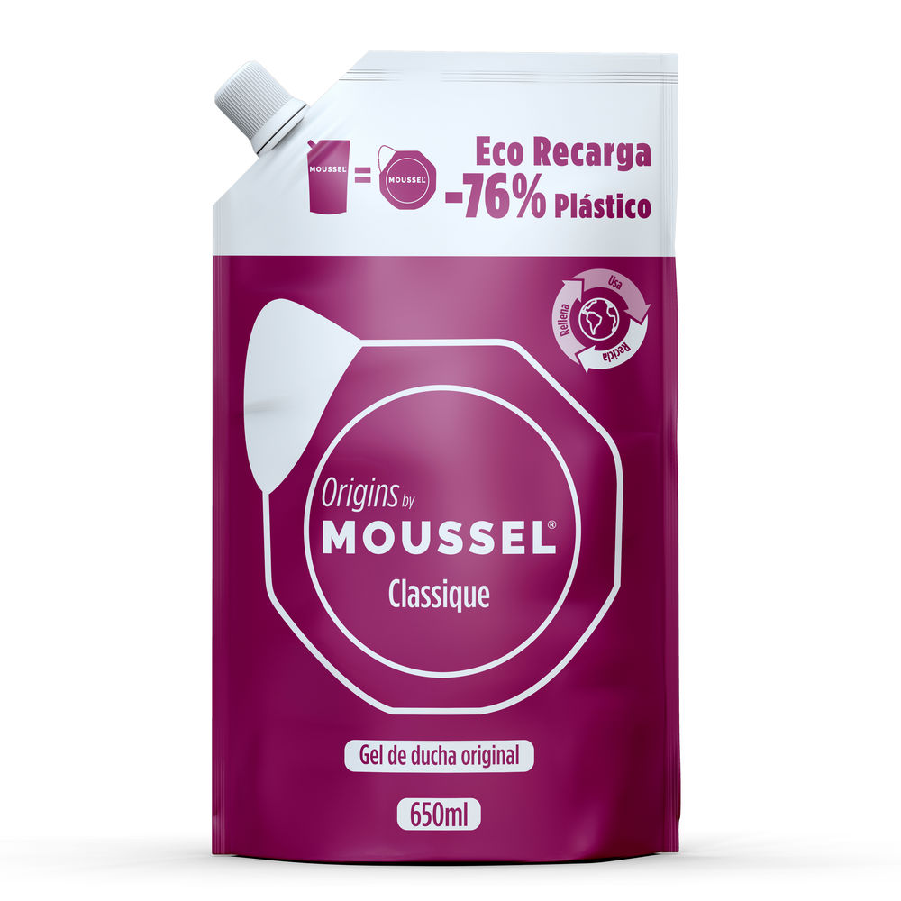 MOUSSEL MOUSSEL CLASSIQUE original shower gel recharge 650 ml