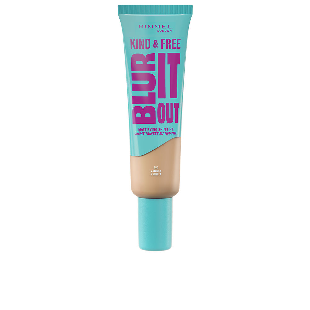 RIMMEL LONDON KIND & FREE BLUR IT OUT matte effect foundation #160-Vanilla 30 ml