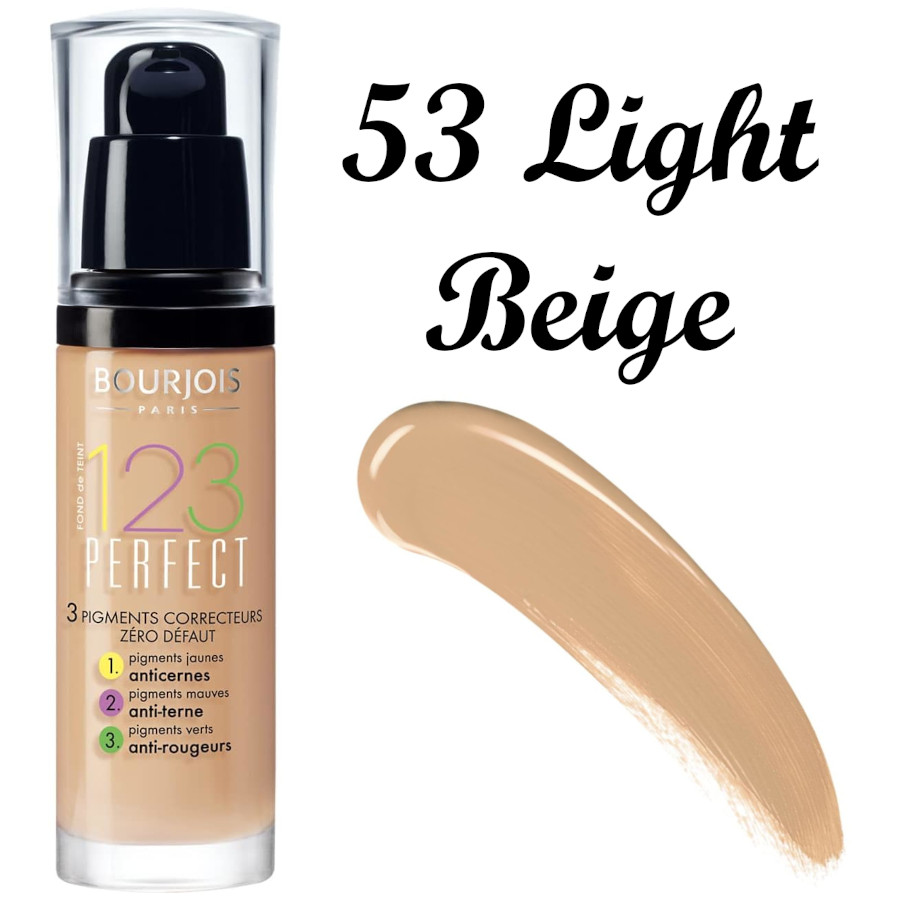 Bourjois 123 Perfect Flawless Complexion 16Hrs #53 Beige Clair   30 ml
