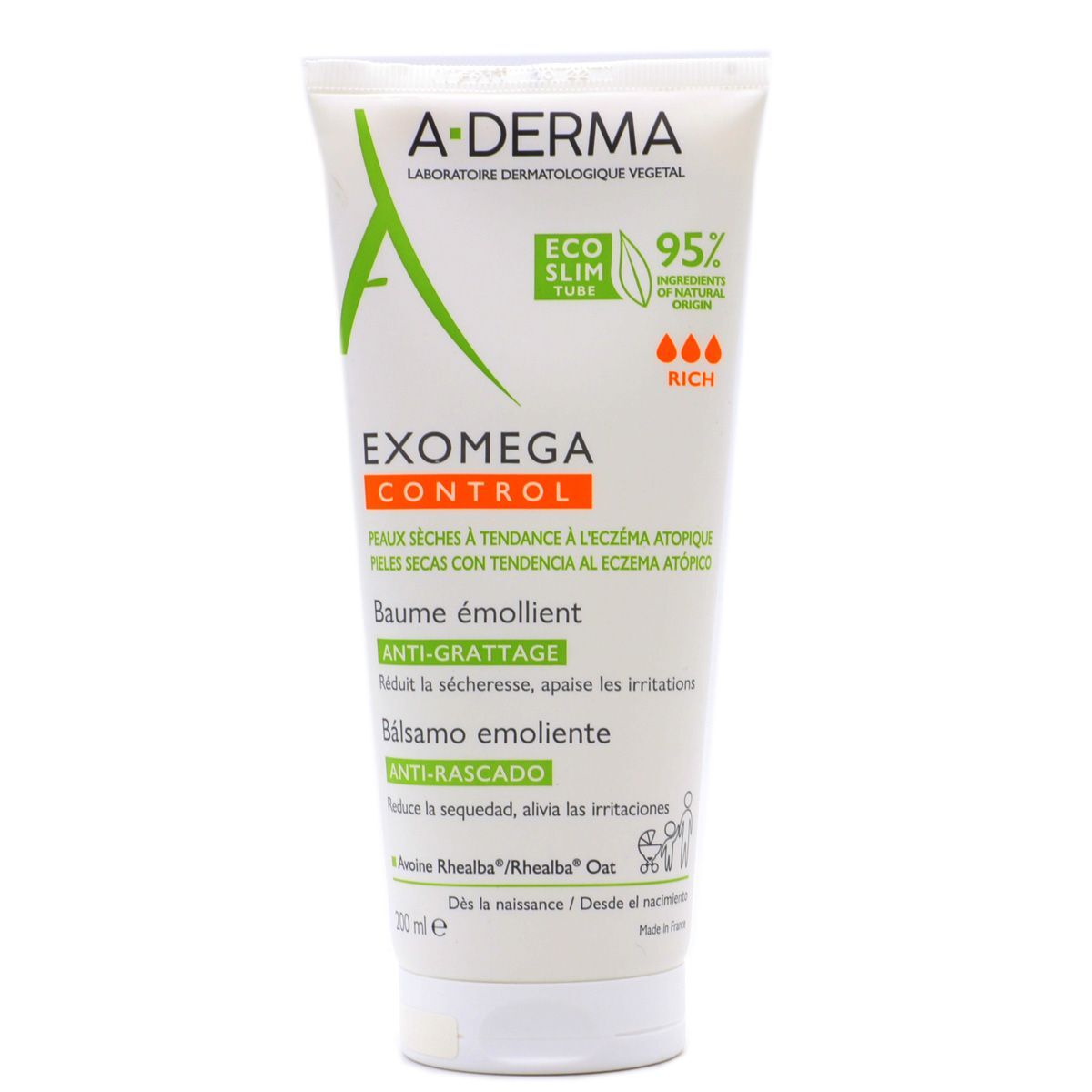 A-Derma Exomega Control Emollient Balm   200 ml