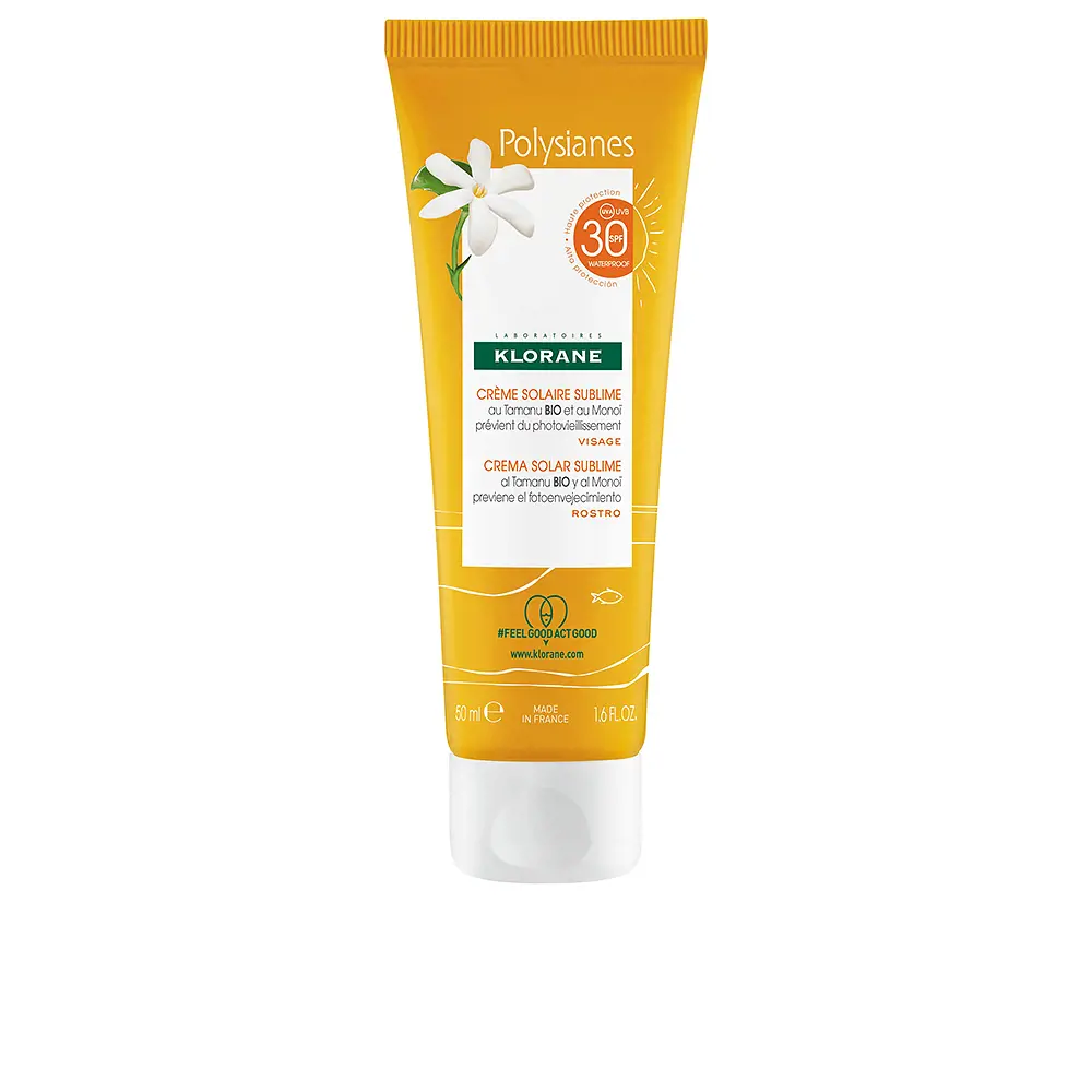 KLORANE MONOÏ Y TAMANU BIO crema solar sublime SPF30 50 ml