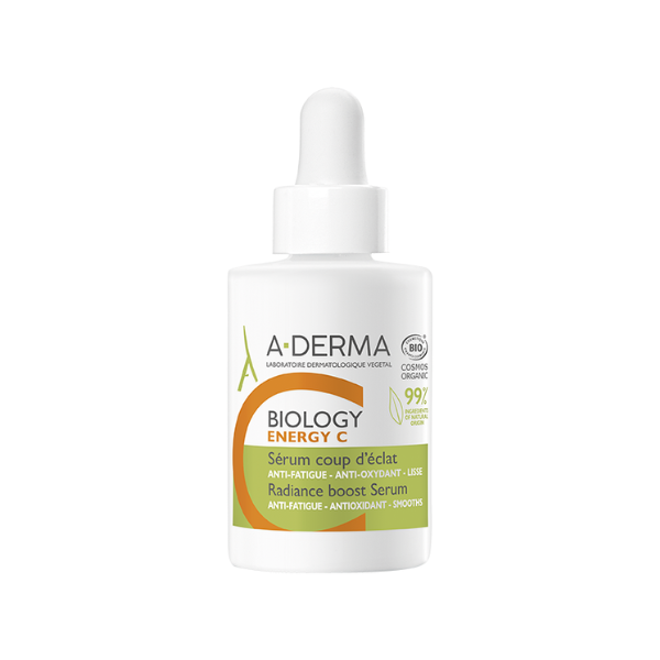 A-DERMA BIOLOGY ENERGY C sérum iluminador 30 ml