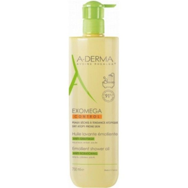 A-DERMA EXOMEGA CONTROL emollient shower oil 750 ml