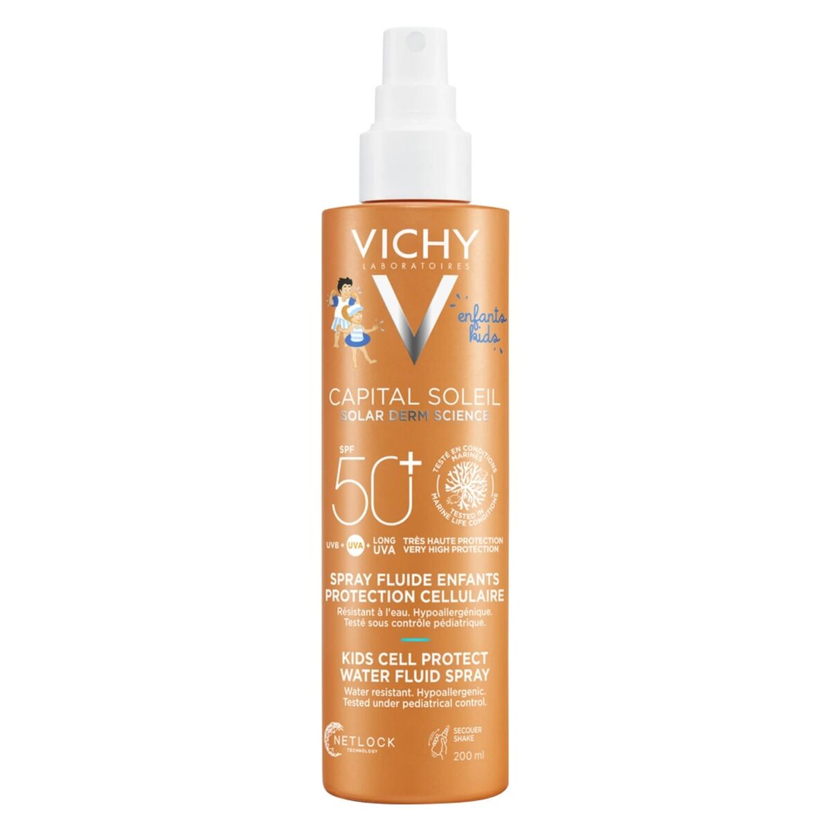 VICHY CAPITAL SOLEIL spray fluide enfants SPF50+ 200 ml
