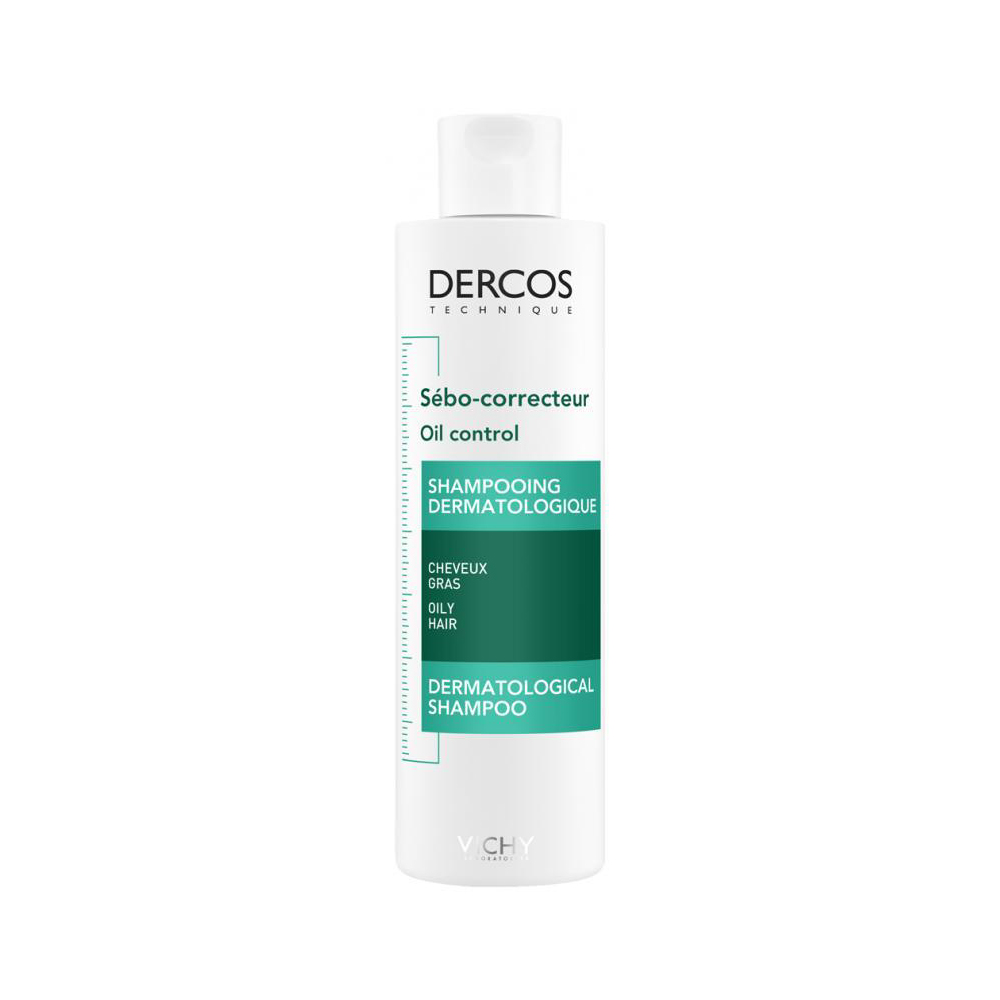 VICHY DERCOS sebum control shampoo for oily hair 200 ml