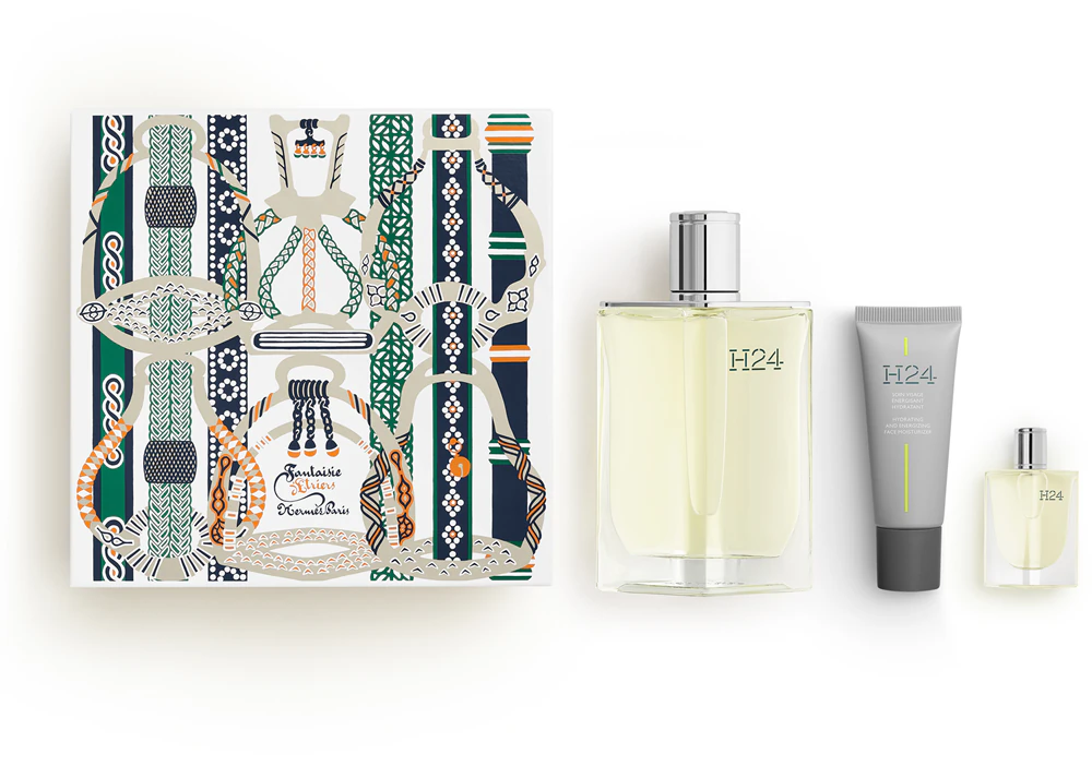 Hermes H24 Giftset Edp Spray 50ml/Edp Miniature 5ml/Skincare 5ml   set x 60 ml