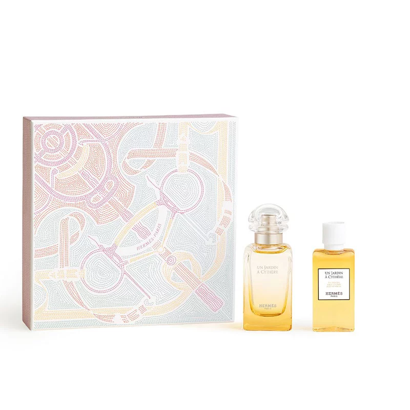 Hermes Un Jardin A Cythere Giftset Edt Spray 50ml/Shower Gel 40ml   set x 90 ml