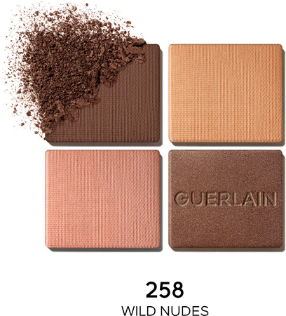 Guerlain Ombres G Eyeshadow Quad Παλέτα με Σκιές Ματιών σε Στερεή Μορφή 258 Wild Nudes