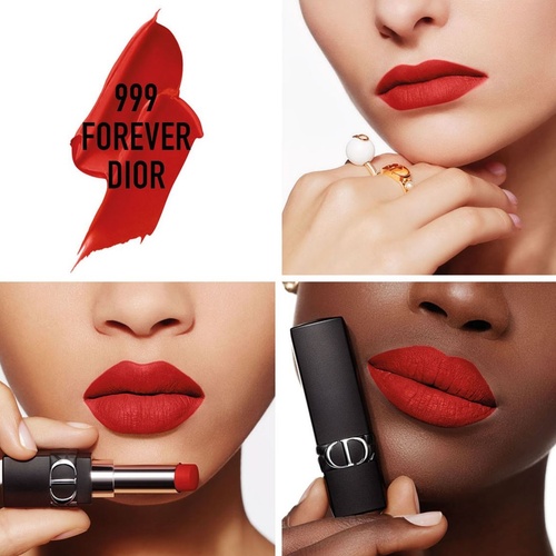 Dior Rouge Dior Forever Transfer-Proof Lipstick #999 Forever Dior   3.2 g