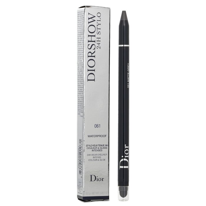 Dior Diorshow 24H Stylo Intense Waterproof Eyeliner #061 Matte Grey   0.2 g