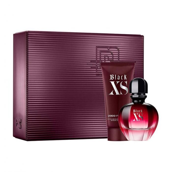 Paco Rabanne Black XS Eau de Parfum 80ml & Body Lotion 100ml