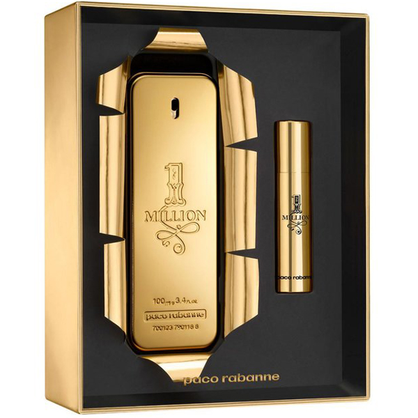 Paco Rabanne 1 Million Giftset Edt Spray 100ml/Edt 10ml/GWP   set x 110 ml