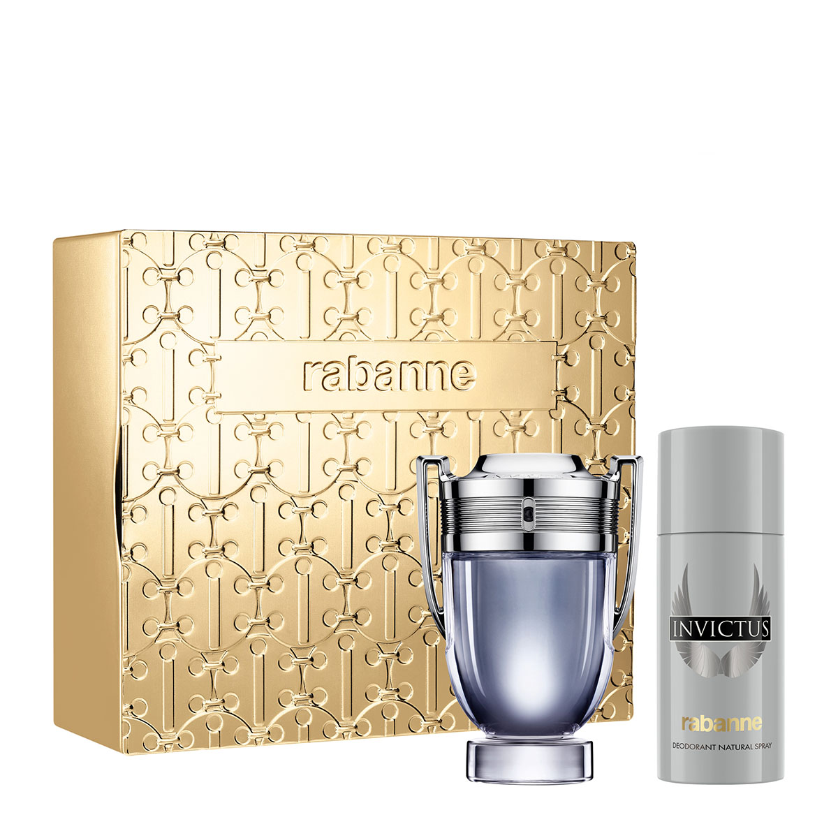 Paco Rabanne Invictus Giftset Edt Spray 100ml/Deo Stick 150ml   set x 250 ml