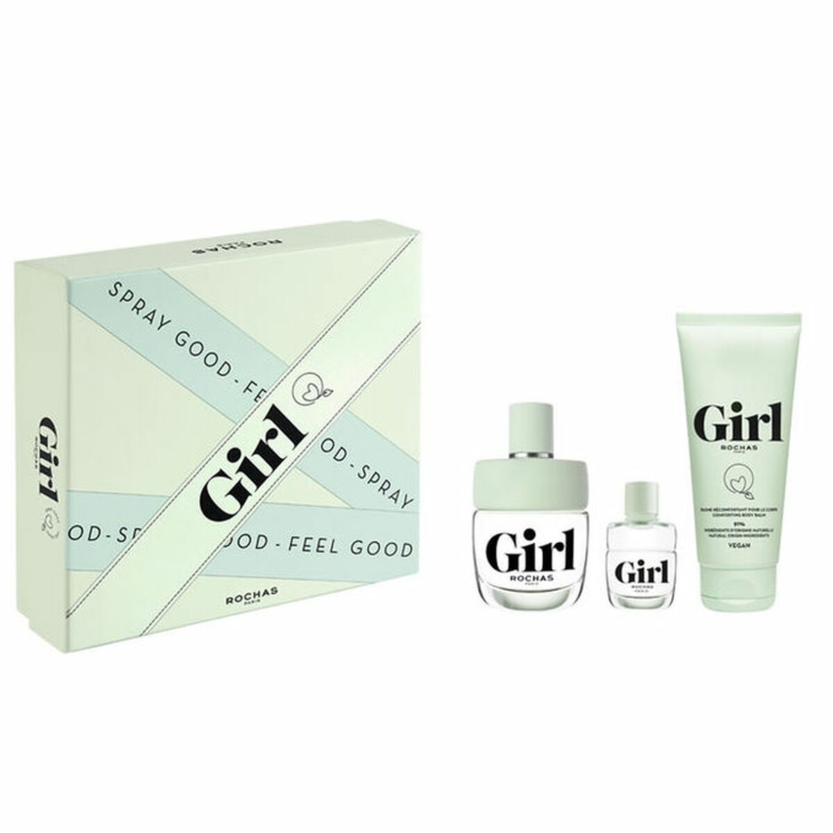 Σετ Γυναικείο Άρωμα Rochas Girl 3 Τεμάχια Eau de Toilette spray 100 ml + exfoliating gel 100 ml + Eau de Toilette spray 4.5 ml