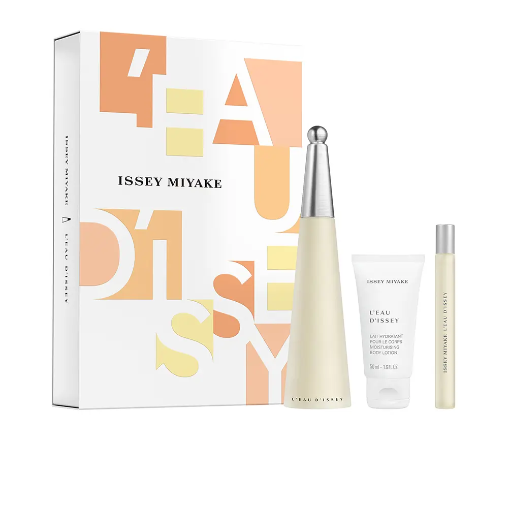 ISSEY MIYAKE L'EAU D'ISSEY SET OF 3 pcs Eau de Toilette spray 100 ml + Body lotion 50 ml + Eau de Toilette spray 10 ml
