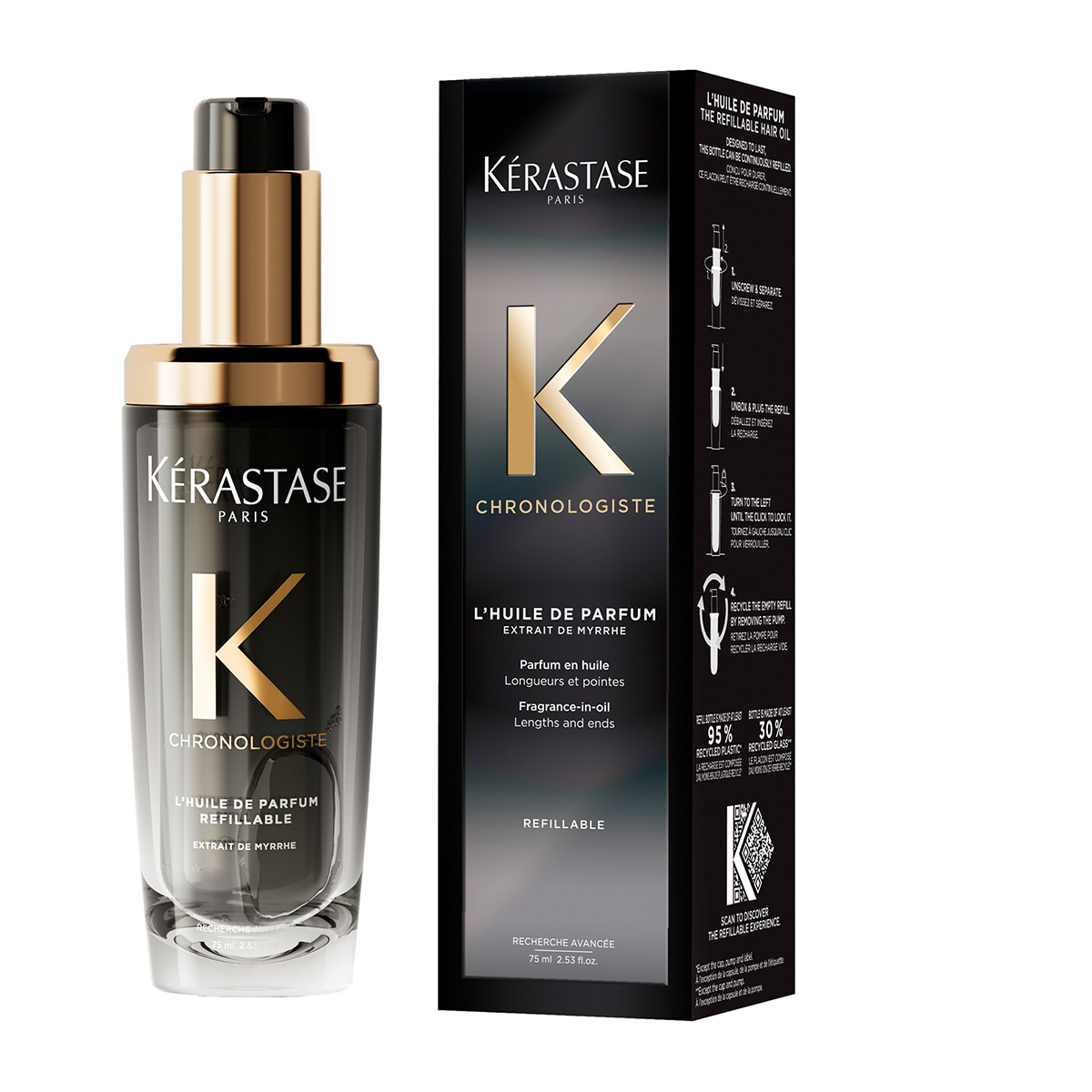KERASTASE CHRONOLOGISTE l'huile de parfum refillable 75 ml