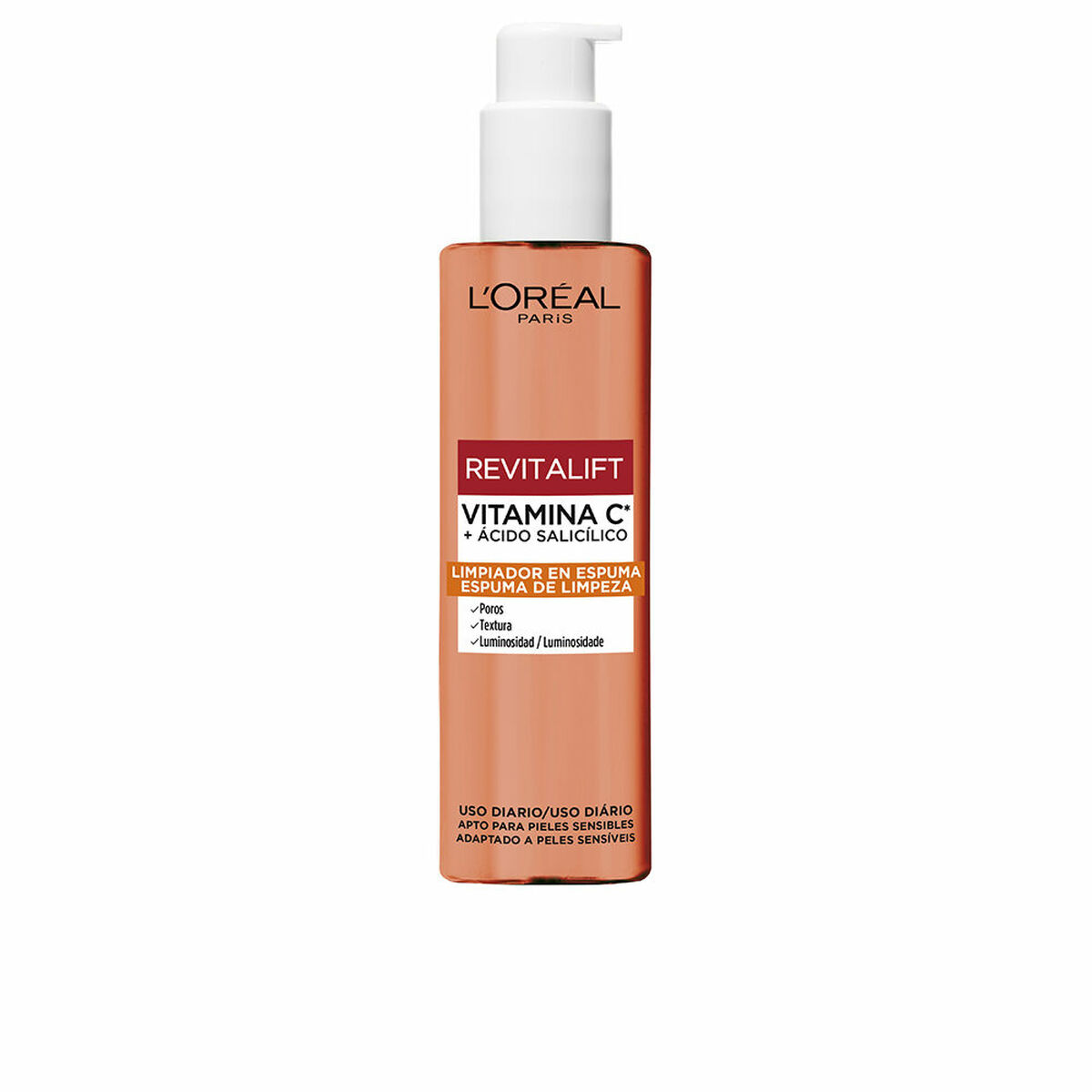 L'ORÉAL PARIS REVITALIFT VITAMIN C + SALICIC ACID foam cleanser 150 ml