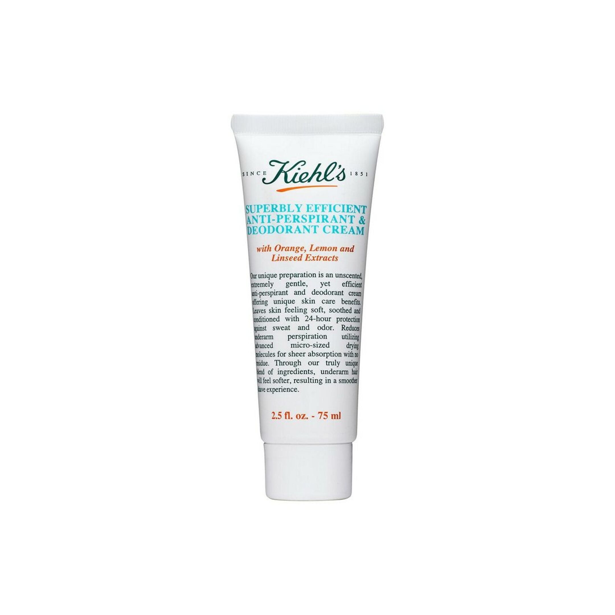 Kiehl's Superbly Efficient Antiperspirant & Deodorant Cream   75 ml