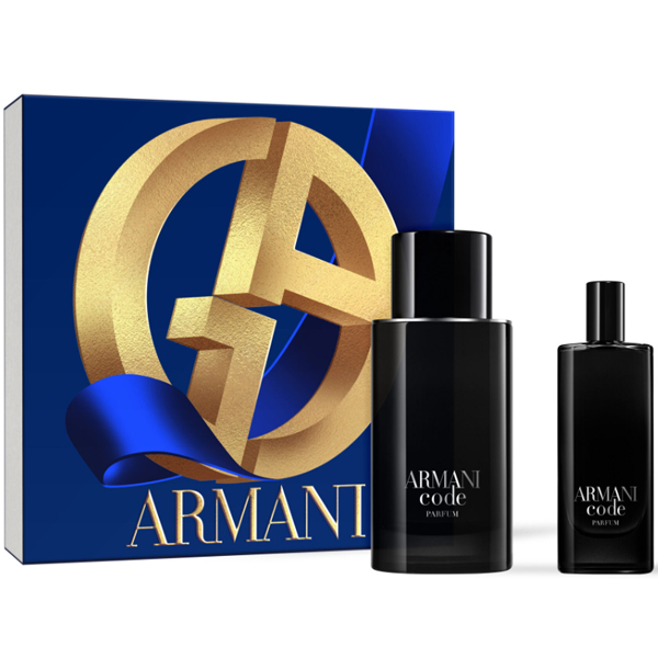 Armani Code Le Parfum Giftset Edp Spray 75ml/Edp Spray 15ml   set x 90 ml