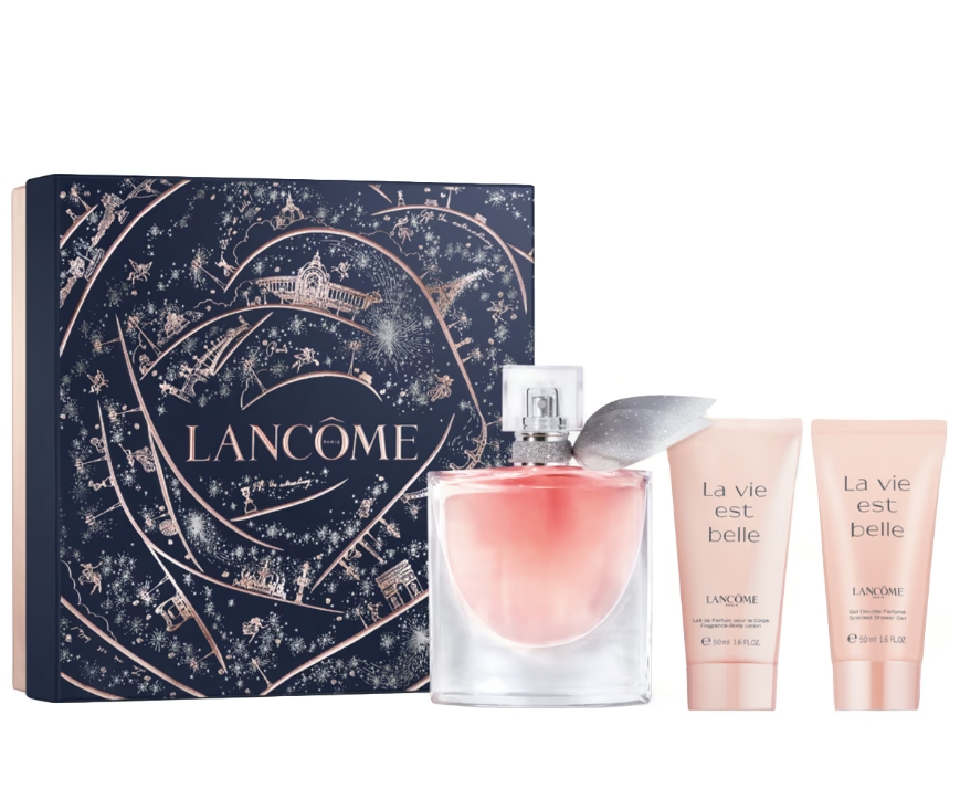 Lancome La Vie Est Belle Giftset Edp Spray 50ml/Bodylotion 50ml/Shower Gel 50ml   set x 150 ml