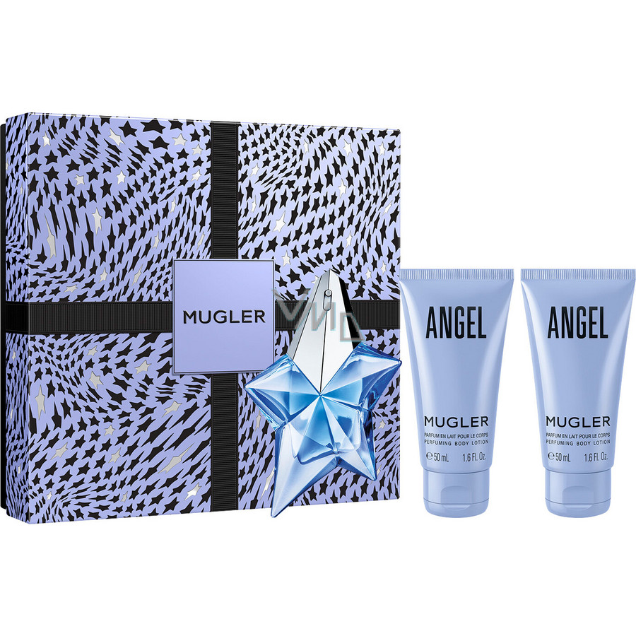 Thierry Mugler Angel Giftset Edp Spray 25ml/Body Lotion 50ml/Shower Gel 50ml  set x 125 ml