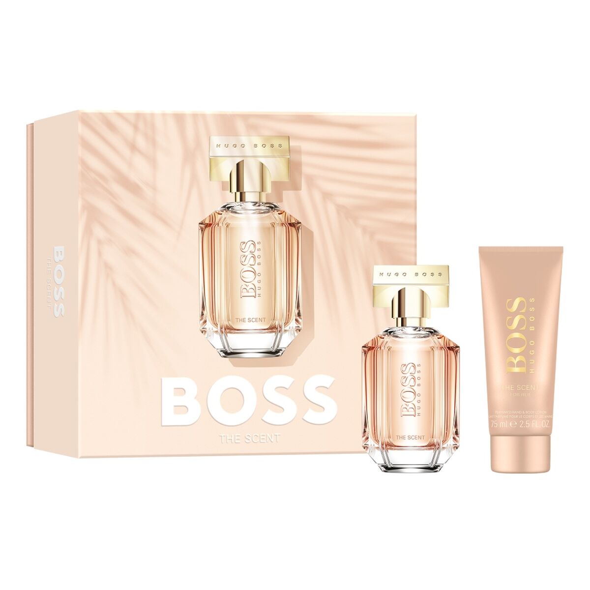 Hugo Boss The Scent For Her Giftset Edp Spray 50ml/Body Lotion 75ml   set x 125 ml