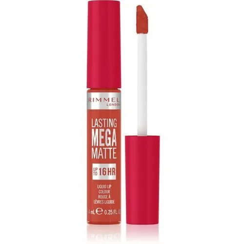 RIMMEL LONDON LASTING MEGA MATTE liquid lip color #920-scarlet flames 7.4ml